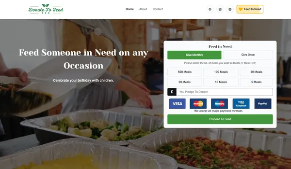Donate To Feed